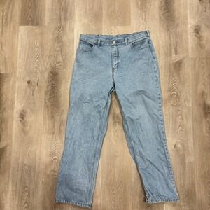 Columbia Bonehead Jean Men's Light Wash Straight Leg Denim Size 36x30‎